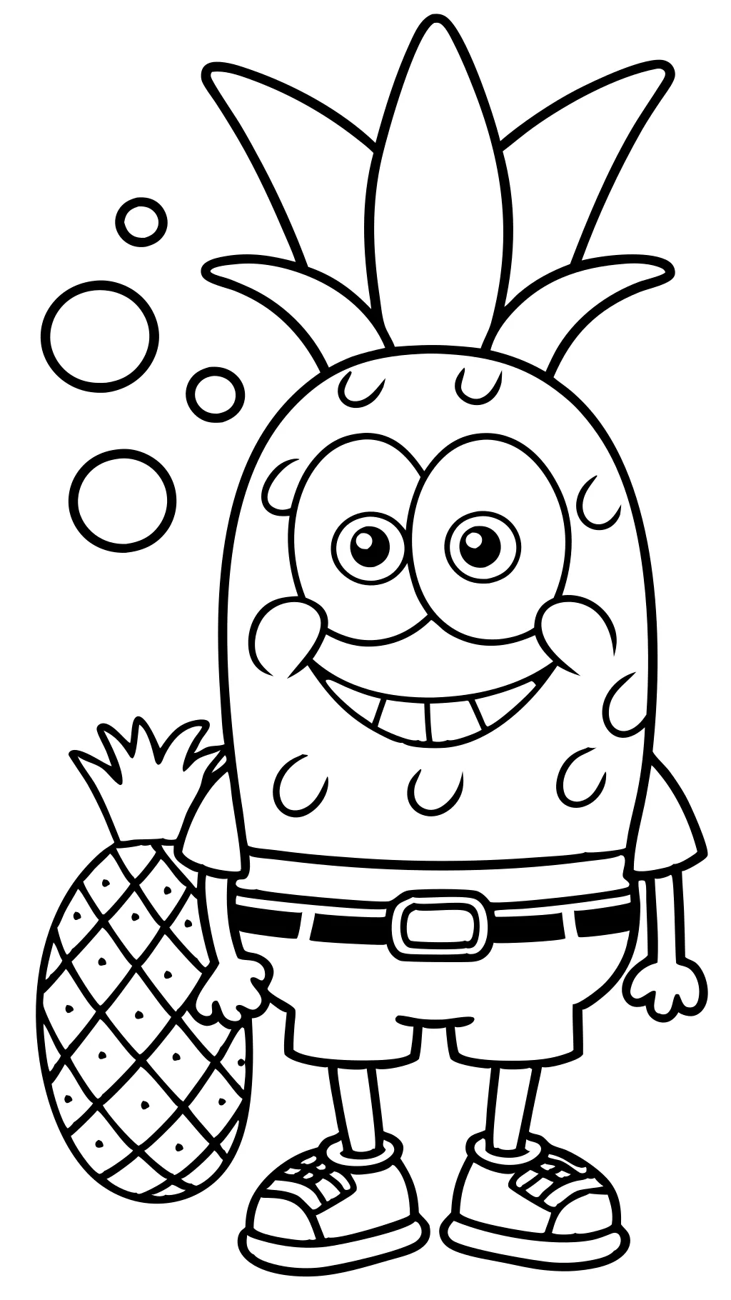 Páginas para colorear de Bob Esponja gratis